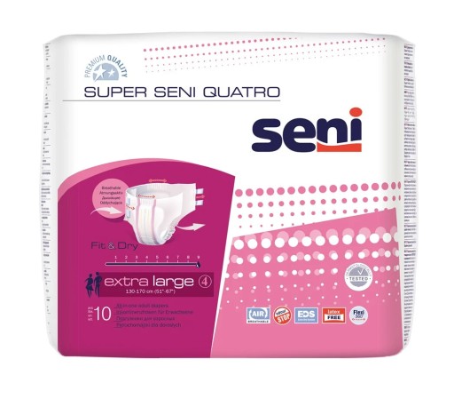 pieluchomajtki super seni quatro xl