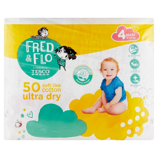 pieluchomajtki tesco 4 fred&flo