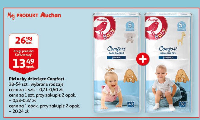 pieluchy baby comfort auchan opinie