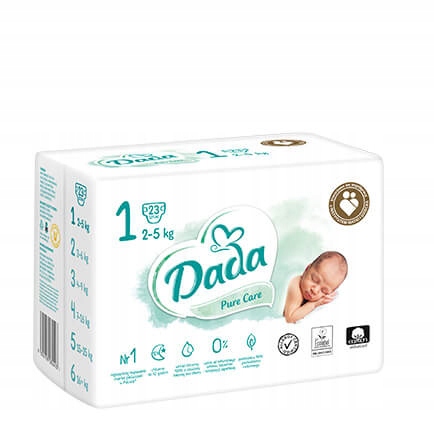 pieluchy dada 2-5 kg mega paka