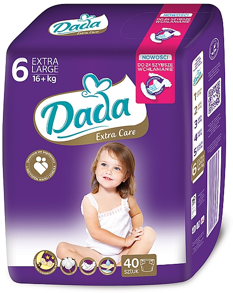 pieluchy dada extra care xl 40 szt