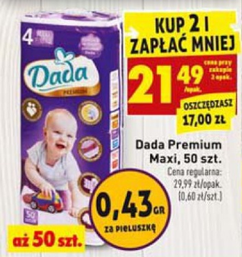 pieluchy dada maxi 41 biedronka