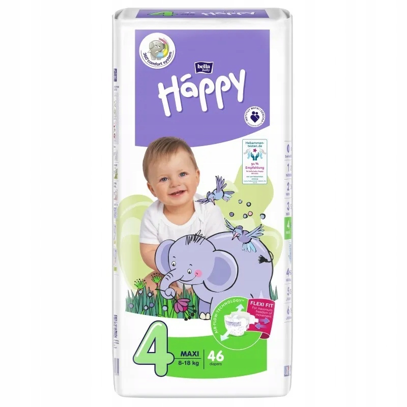 pieluchy happy 360 comfort system big pack