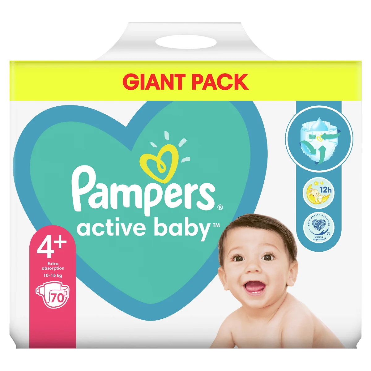 pieluchy pampers active 4