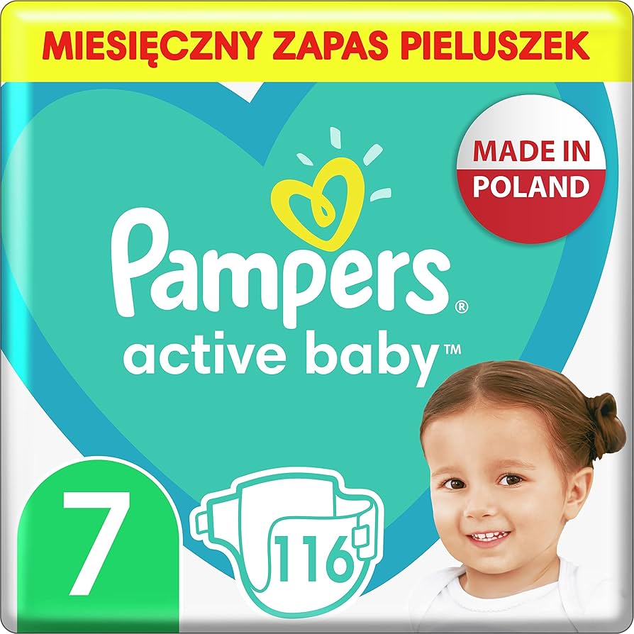 pieluchy pampers active baby nowe opakowanie