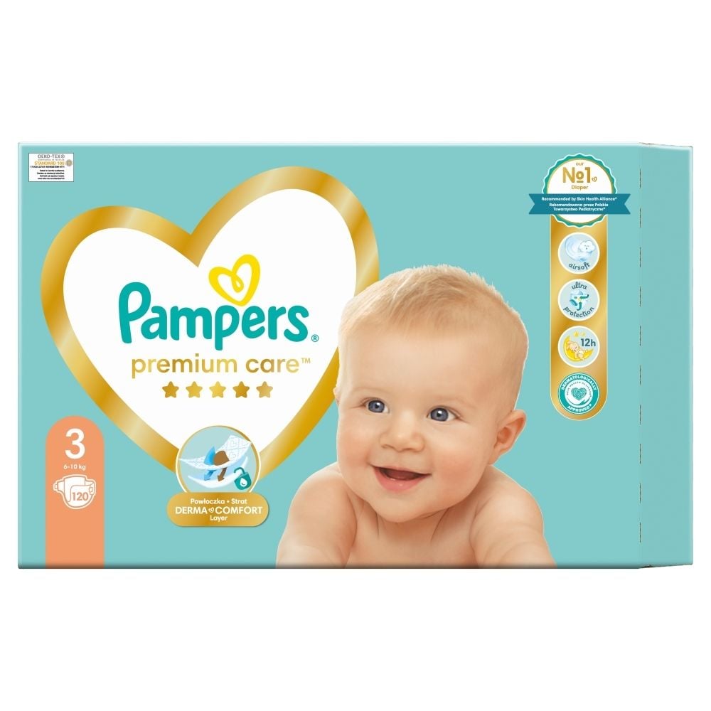 pieluchy pampers care rozmiar 3