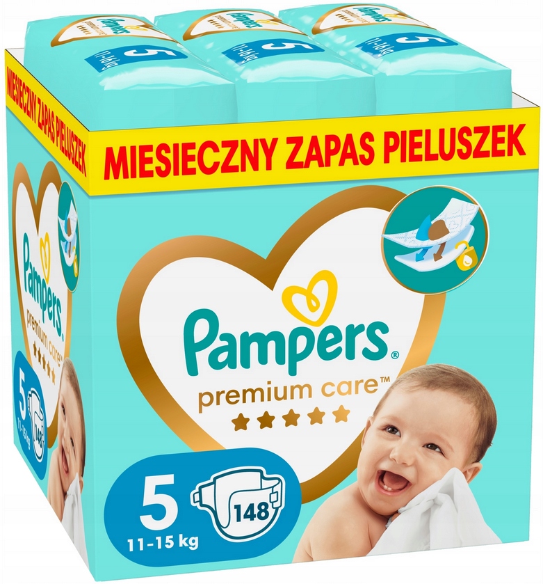 pieluchy pampers premium care zapas