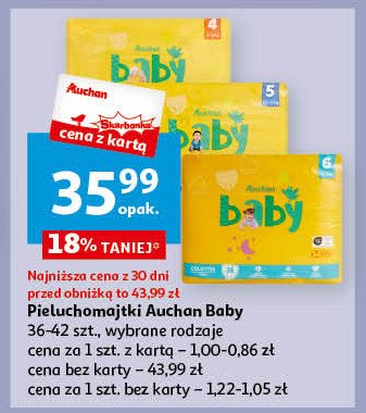 pieluchy pampers promocja auchan