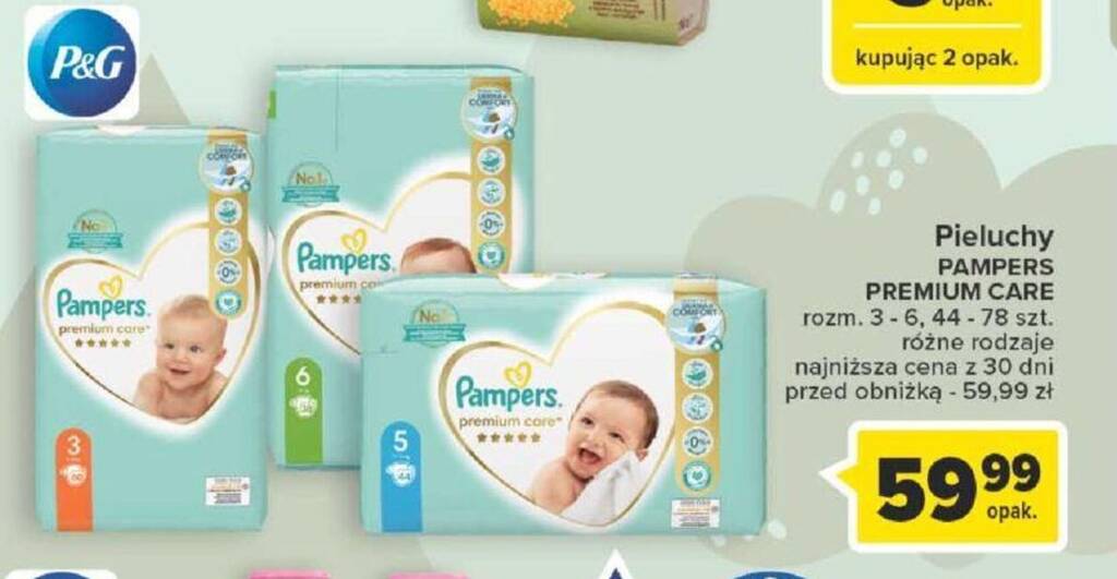 pieluchy pampers w carrefour promocja