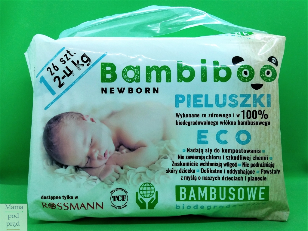 pieluszki bambusowe biodegradowalne