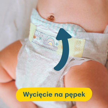 pieluszki pampers premium care 1 wycięcie na pępek