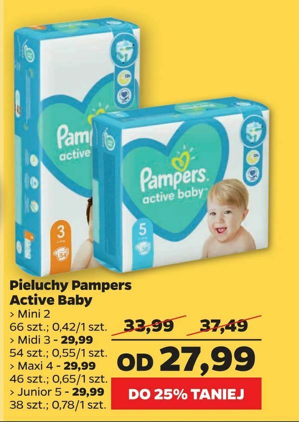 promocja na pampersy pampers