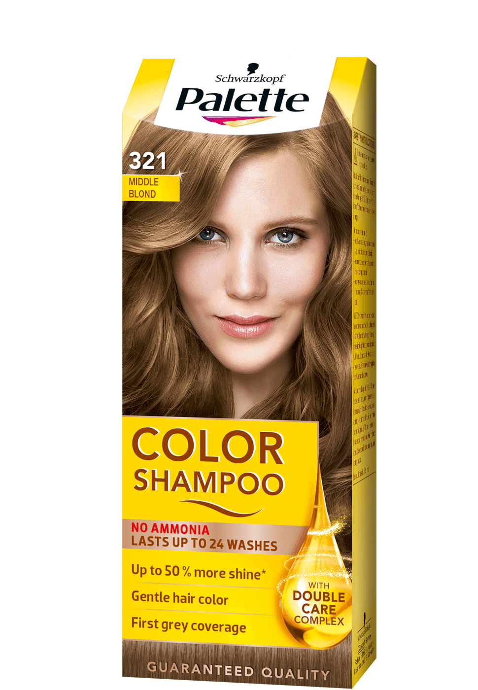 średni blond palette szampon koloryzujący