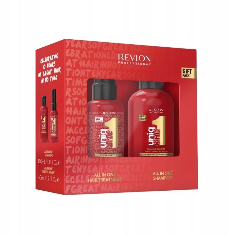 revlon uniq one zestaw odżywka spray szampon