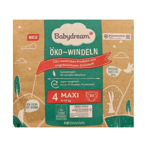 rossmann babydream pieluchy 4 maxi 8-14 kg