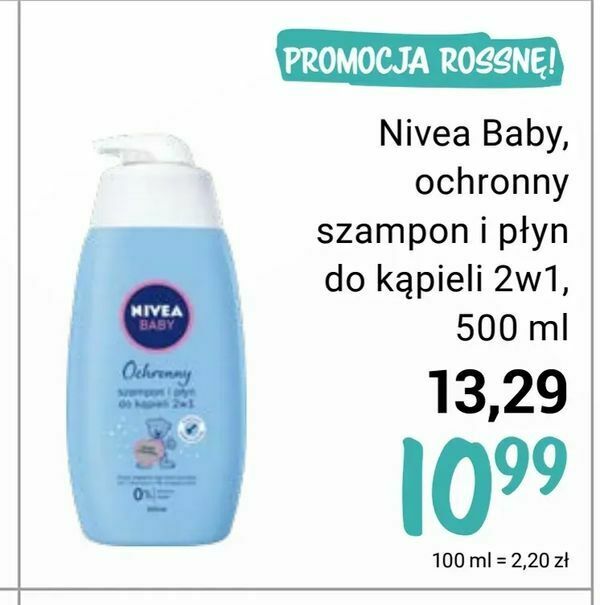 rossmann nivea baby szampon i płyn do kąpieli