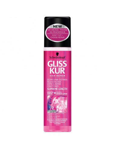 schwarzkopf gliss kur supreme length odżywka-spray do włosów regeneracyjna