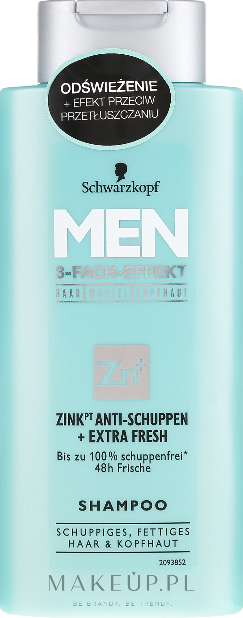 schwarzkopf men 3-fach-effekt szampon do włosów oczyszczający z proteinami