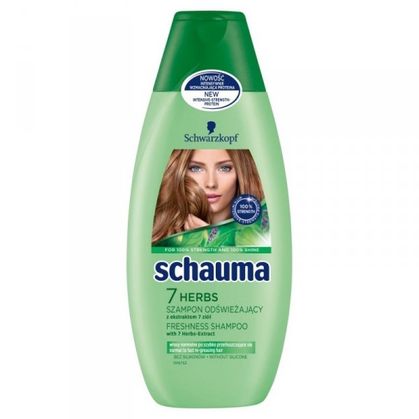 schwarzkopf schauma szampon 7 ziół włosy normalne