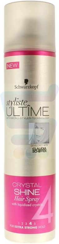 schwarzkopf styliste ultime crystal shine lakier do włosów