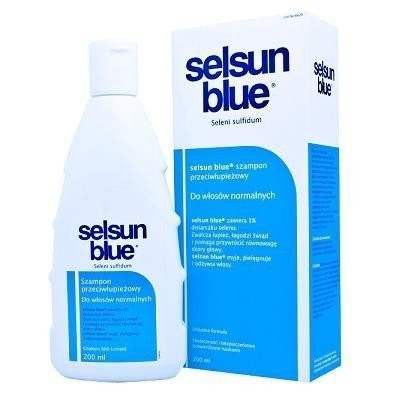 selsun blue szampon przeciwłupieżowy zawierający 2 roztwór disiarczku selenu