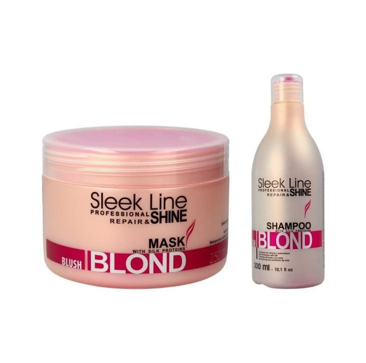 sleek line szampon blond rozowy blig