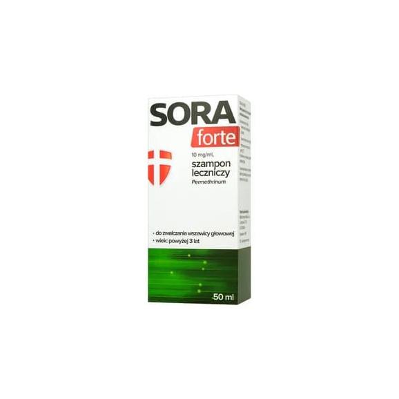 sora forte 10mg ml szampon leczniczy przeciw wszawicy 50ml