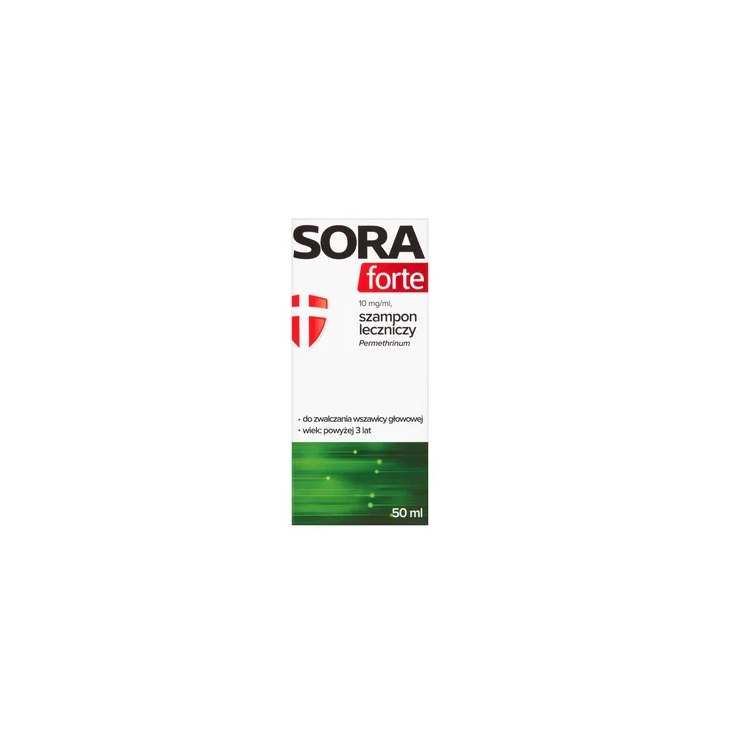 sora forte 10mg ml szampon leczniczy przeciw wszawicy 50ml