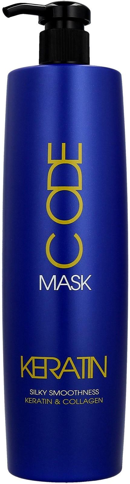 stapiz keratin code mask maska keratynowa do włosów zniszczonych 1000ml