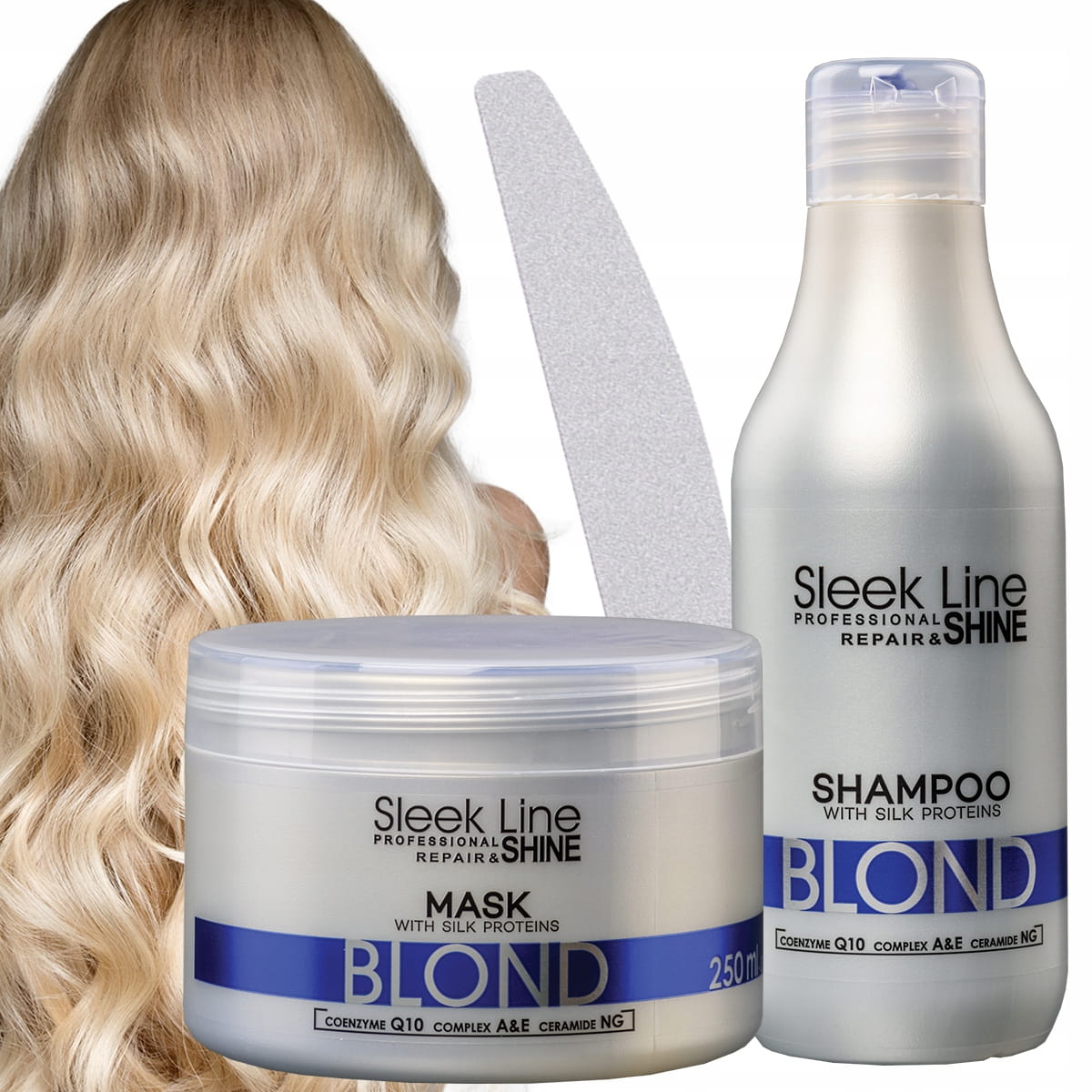 stapiz sleek line blond szampon 1l maska 1l