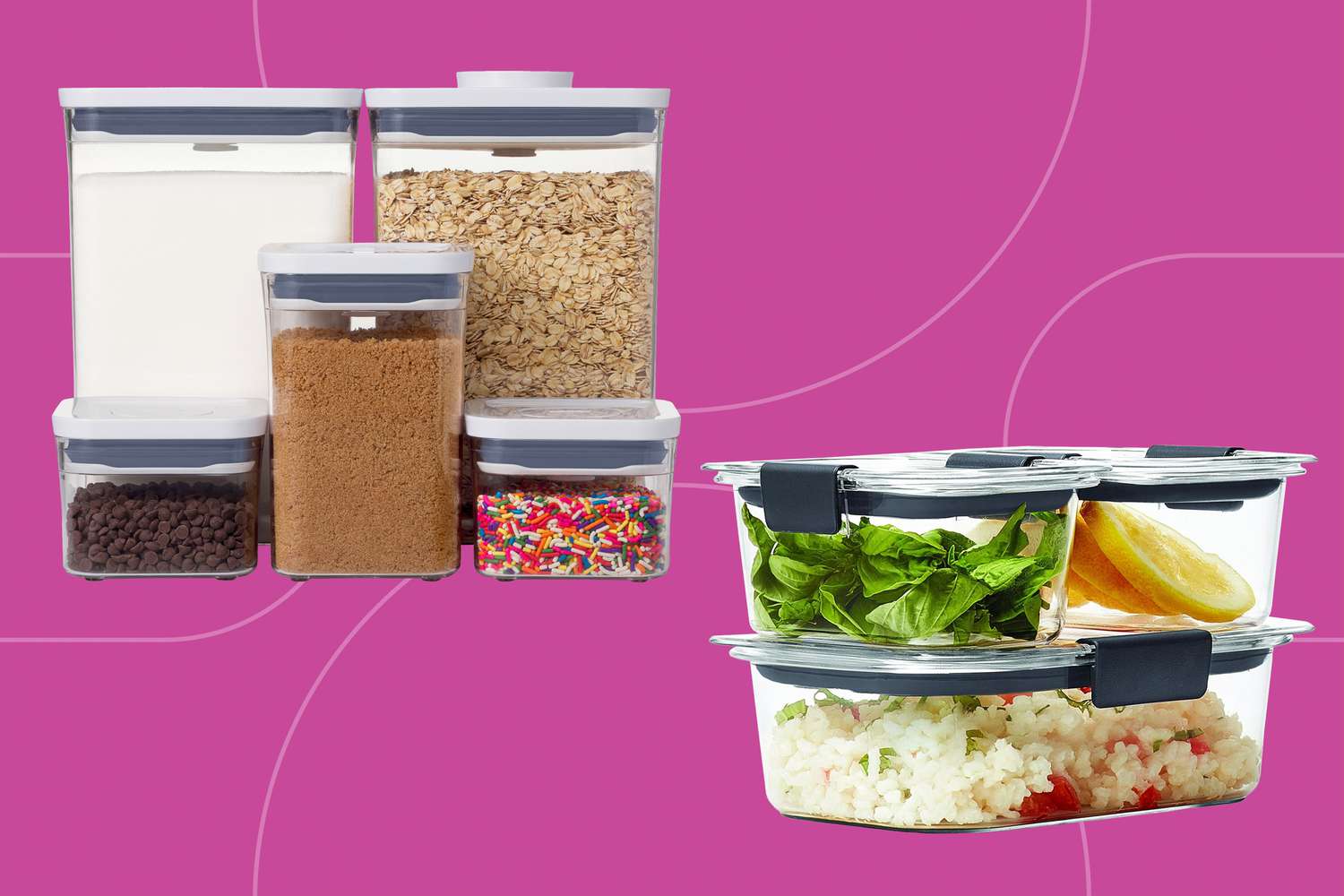 storage containers for dry mixes