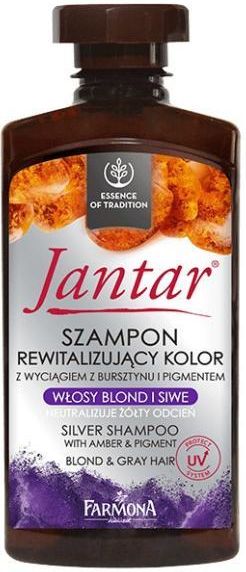 suchy szampon do włosów blond jantar