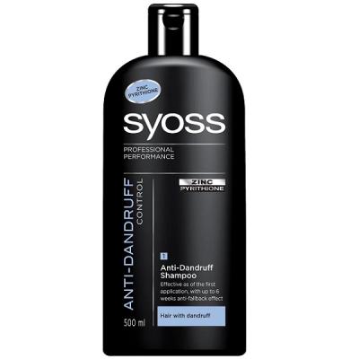 syoss anti-dandruff szampon do włosów z łupieżem 500 ml rossmann