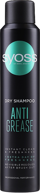 syoss anti-grease suchy szampon do włosów wizaz
