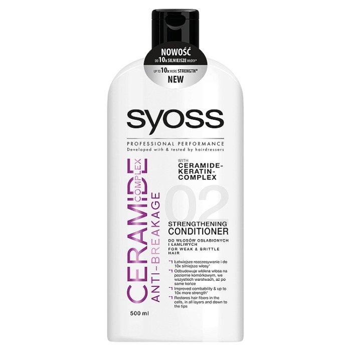 syoss ceramide complex anti-breakage odżywka do wzmocnienia włosów