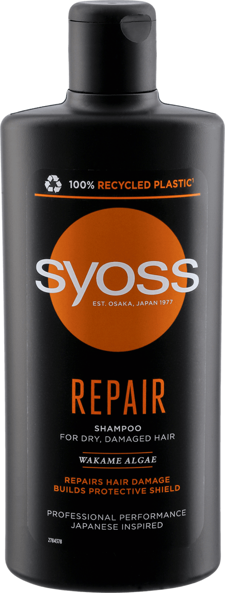 syoss repair szampon skład