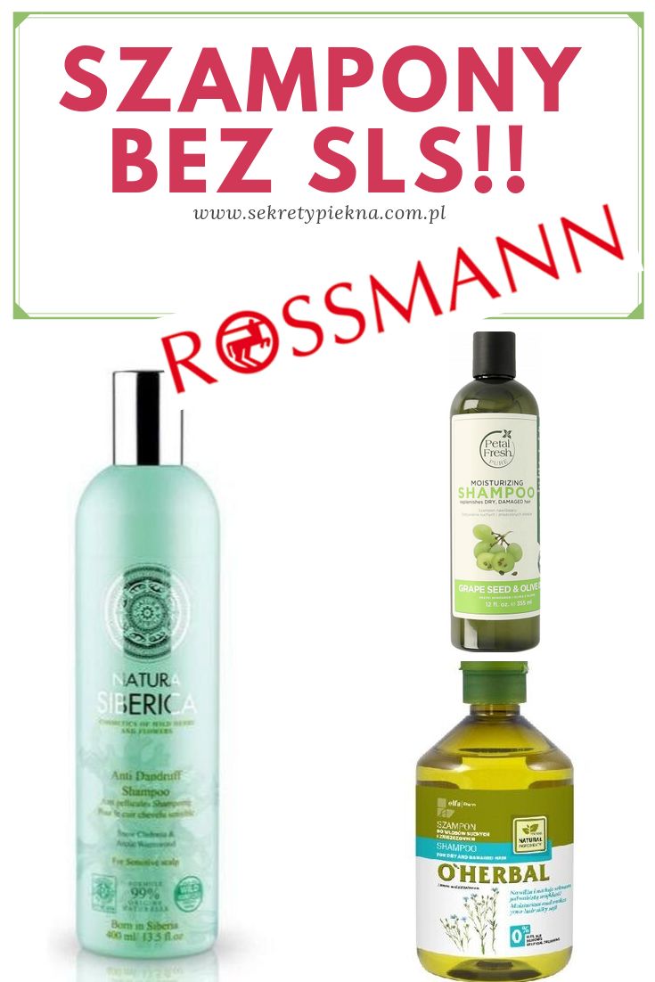 szampon bez siarczanów rossmann