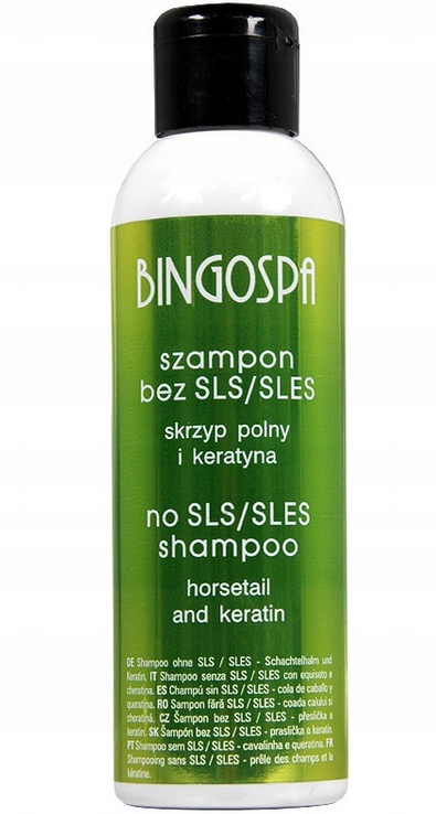 szampon bez sles sls z olejem arganowym bingospa