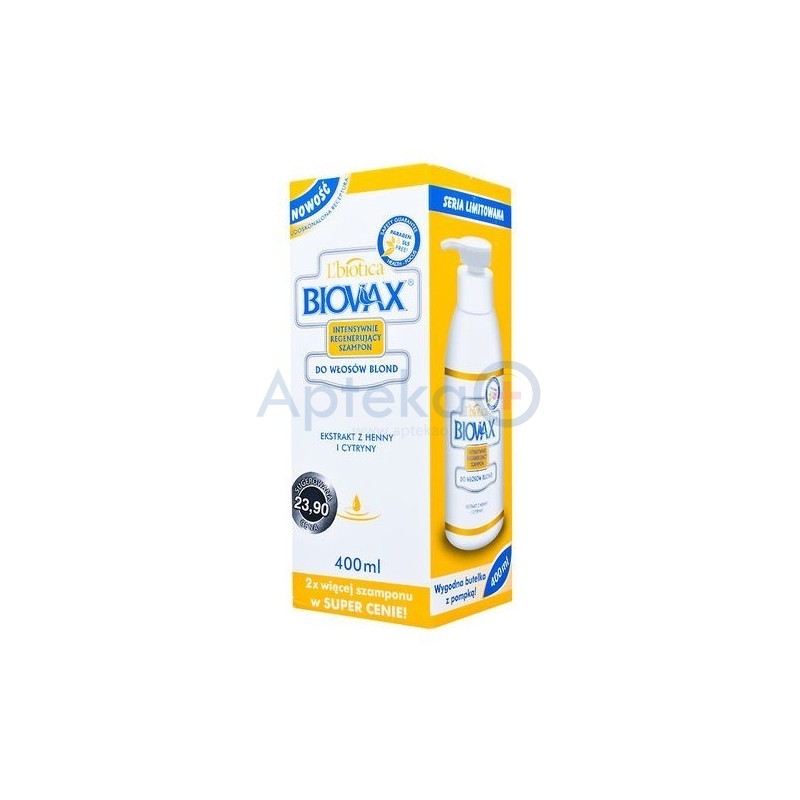 szampon biovax do włosów blond