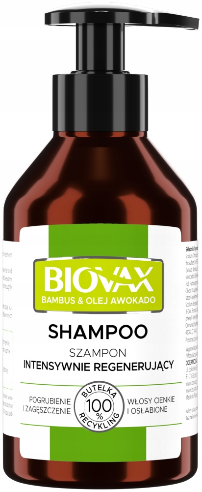 szampon biovax z bambusem