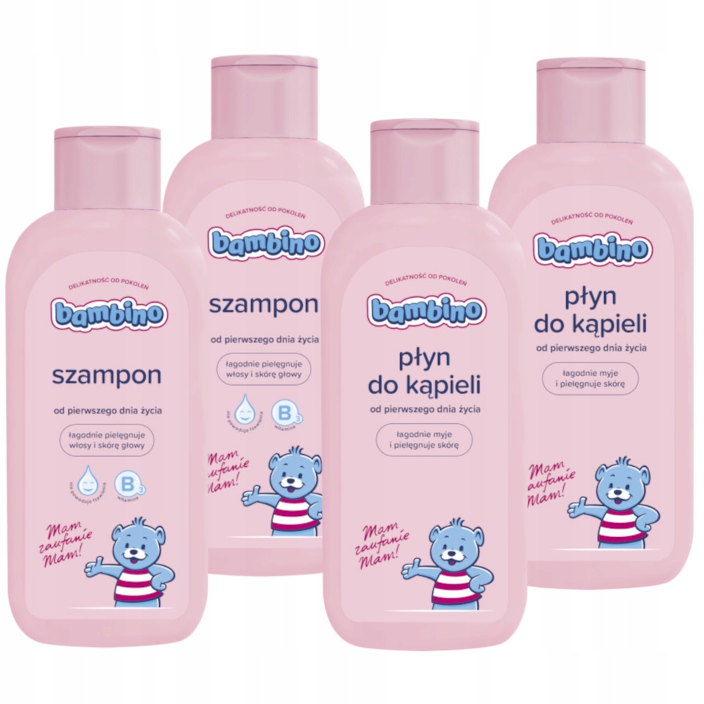 szampon dla dzieci bambino pzremywać oczy