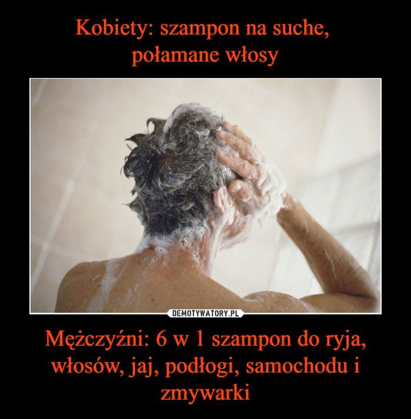 szampon dla mężczyzn memy