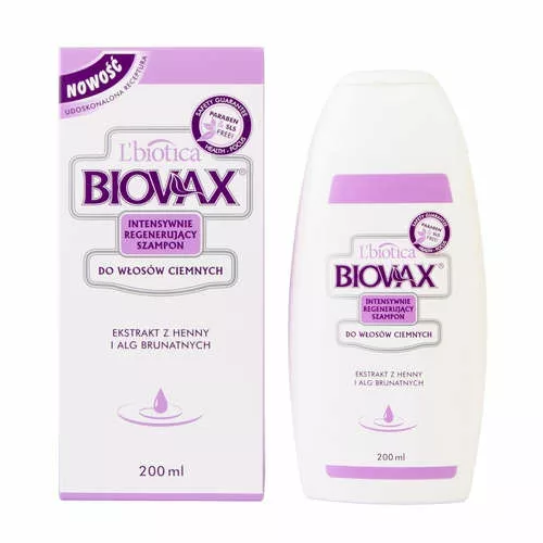 szampon do włosów ciemnych biovax