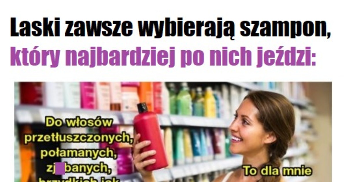 szampon do włosów który po nich jeździ