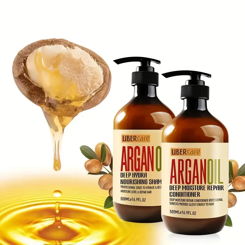 szampon do włosów z odzywka i olejkiem arganowym