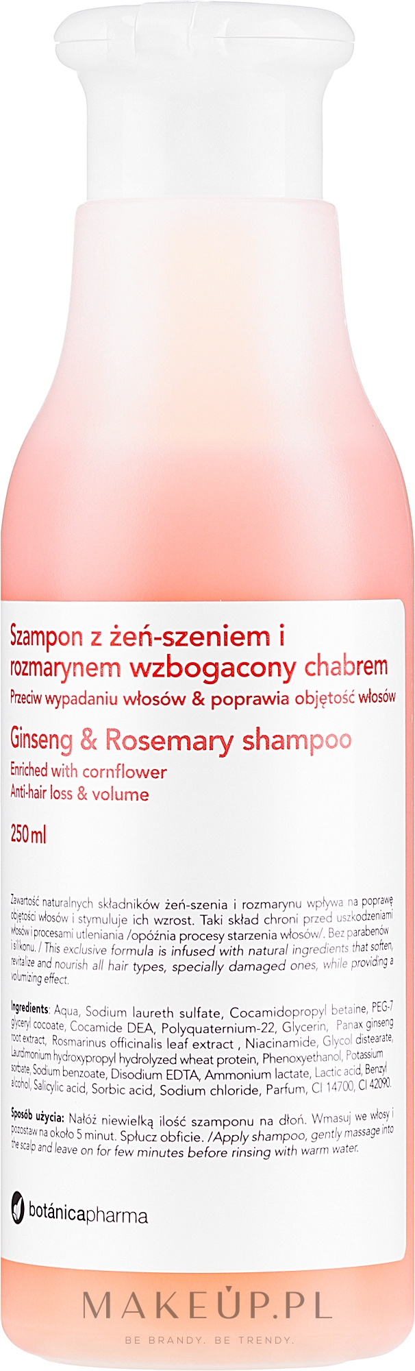 szampon ginseng do włosów naturalnych