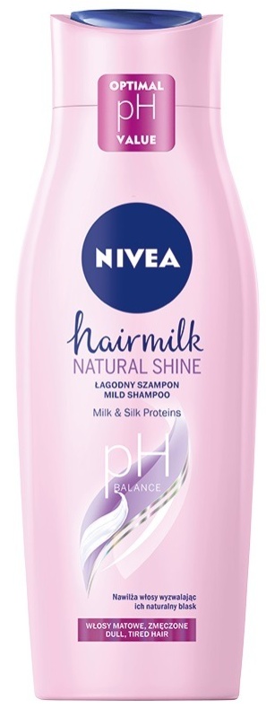 szampon hairmilk nivea shine