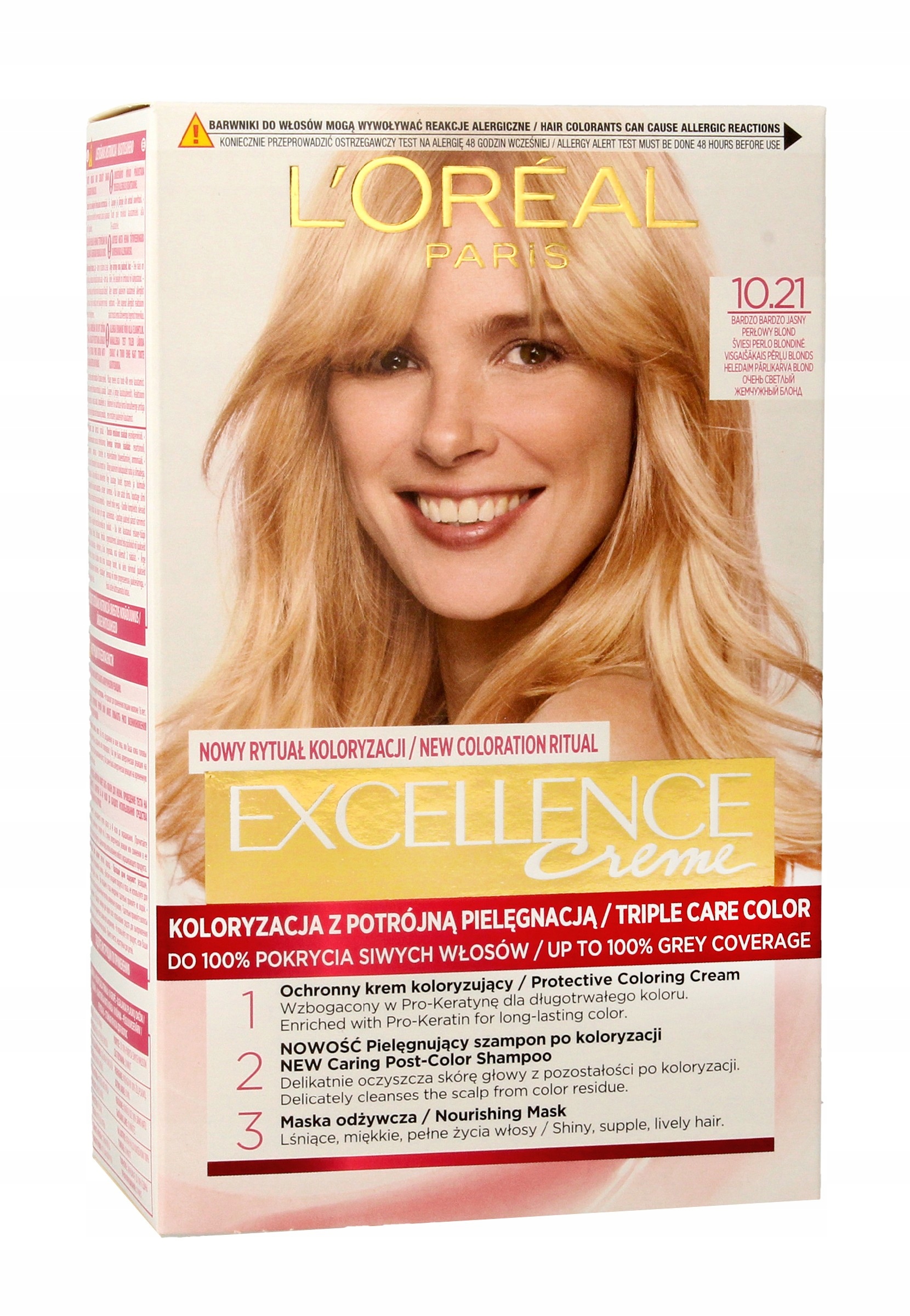 szampon koloryzujacy loreal jasny perlowy blond allegro