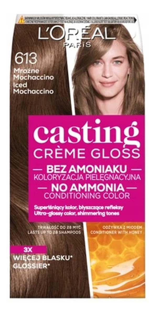 szampon koloryzujący loreal casting mroźny pralinowe mochaccino