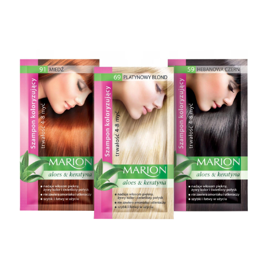 szampon koloryzujący marion kolory